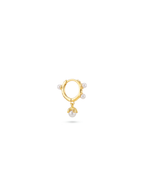 Aura Pearl Drop Tek Halka Küpe