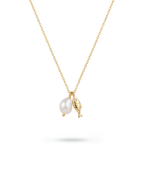 Aura Pearl Fish Kolye