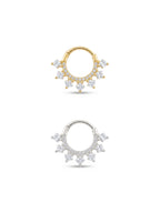 Aura Princess Crown Daith Halka Piercing