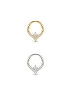 Aura Princess Halo Daith Halka Piercing