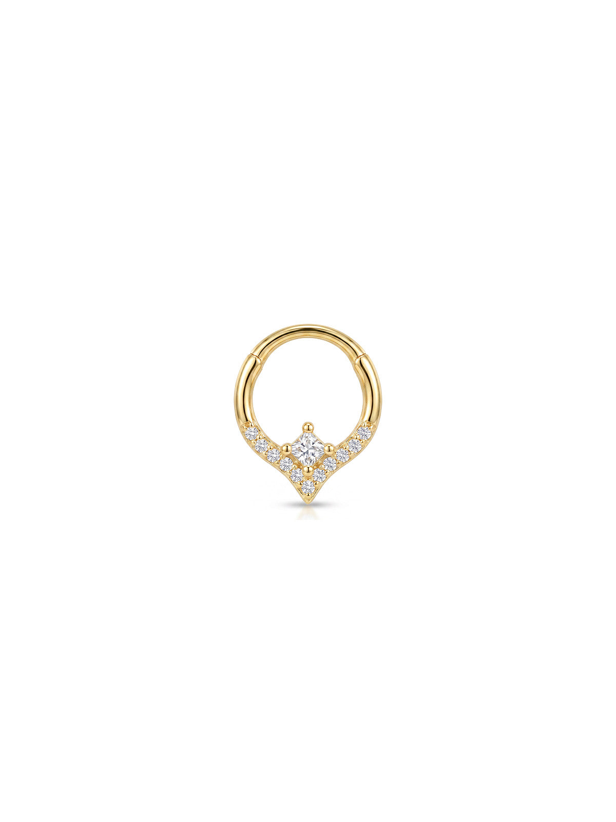Aura Princess Halo Daith Halka Piercing