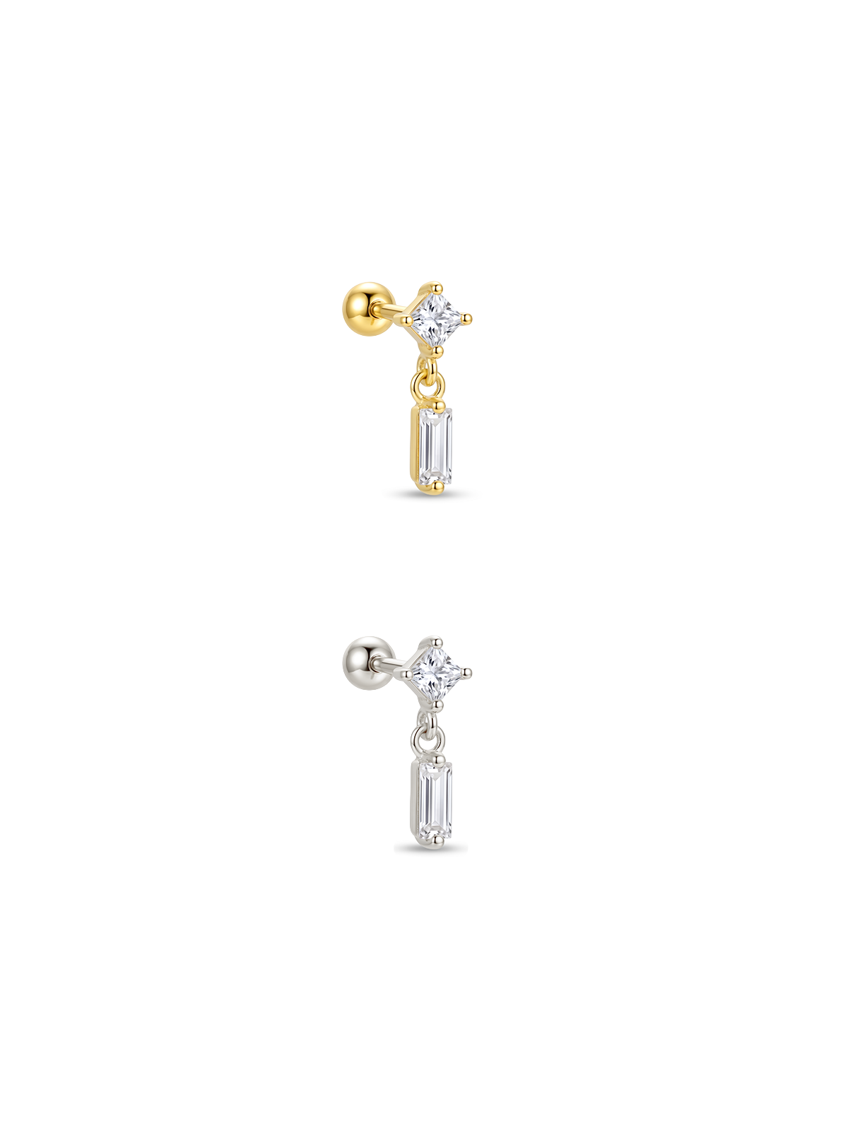 Aura Prism Drop Piercing