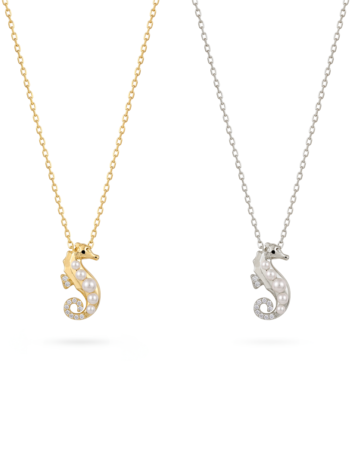 Aura Seahorse Pearl Kolye