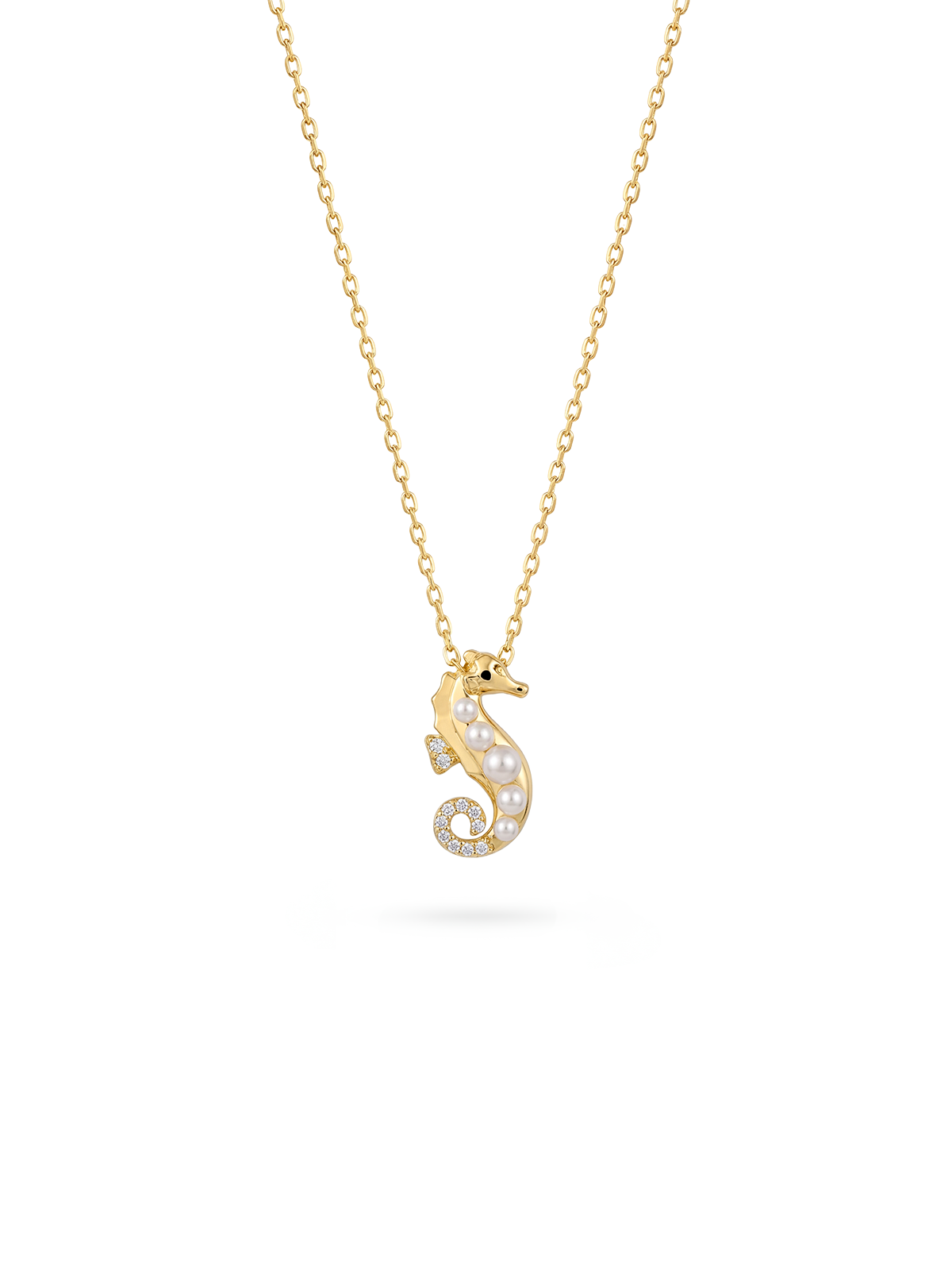 Aura Seahorse Pearl Kolye