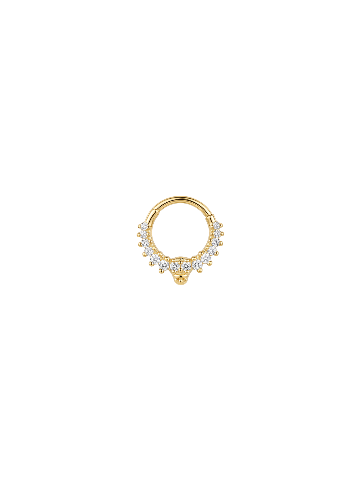 Aura Skull Glow Daith Halka Piercing