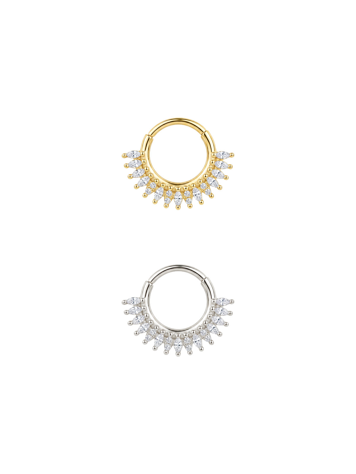 Aura Sunray Daith Halka Piercing