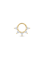 Aura Trillion Crown Daith Halka Piercing