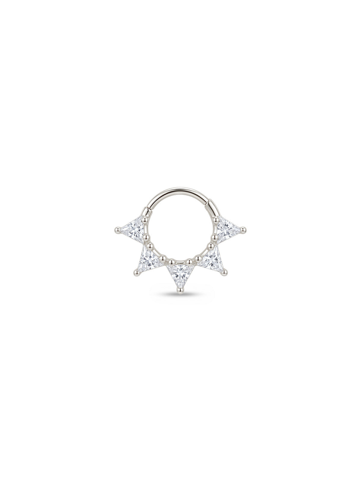 Aura Trillion Crown Daith Halka Piercing