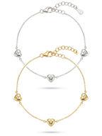 Aura Triple Heart Bileklik