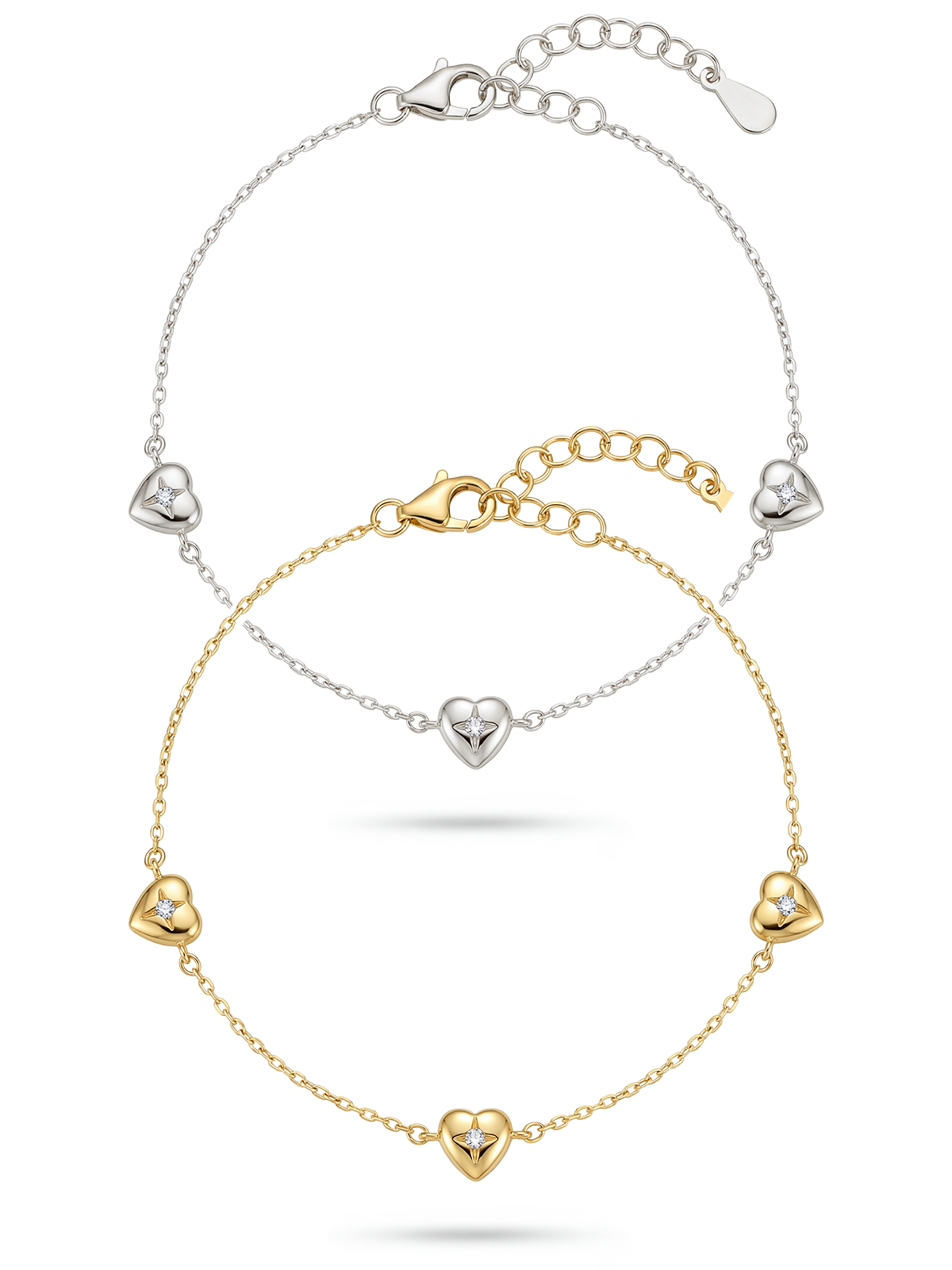 Aura Triple Heart Bileklik