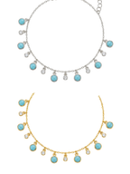 Aura Turquoise Drop Bileklik