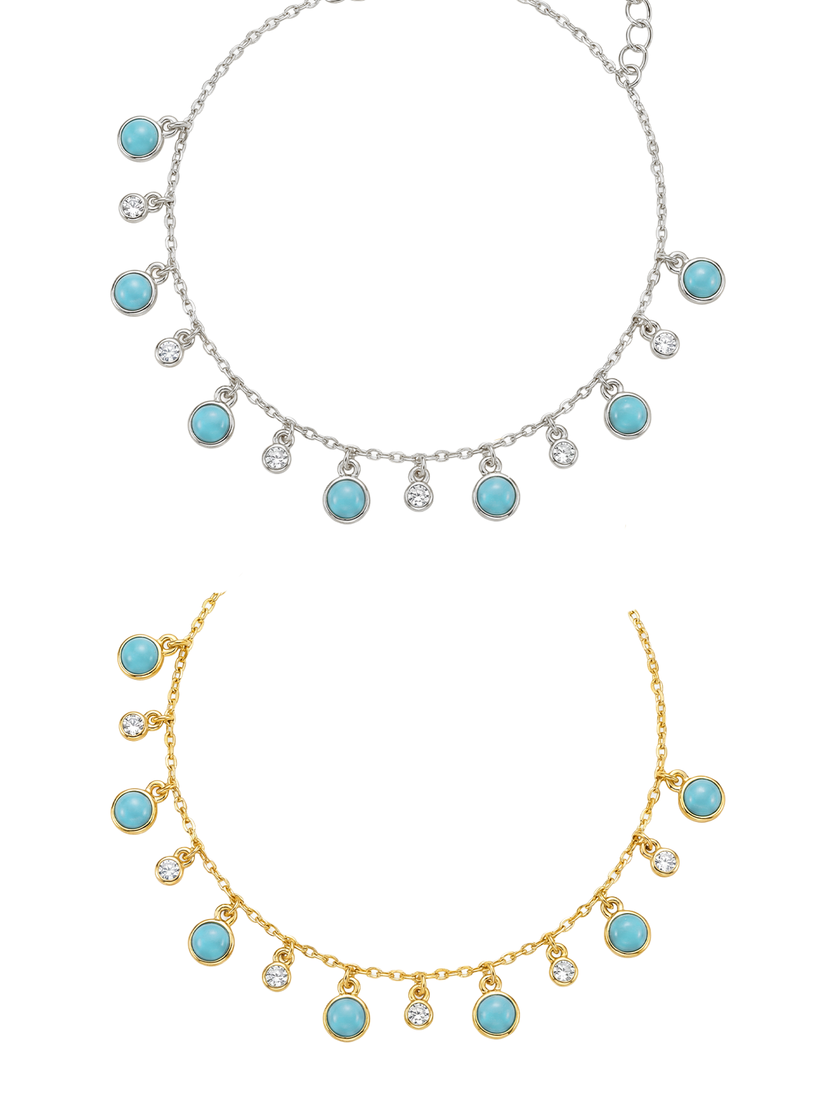 Aura Turquoise Drop Bileklik