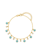 Aura Turquoise Drop Bileklik