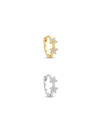 Aura Twin Bloom Halka Piercing