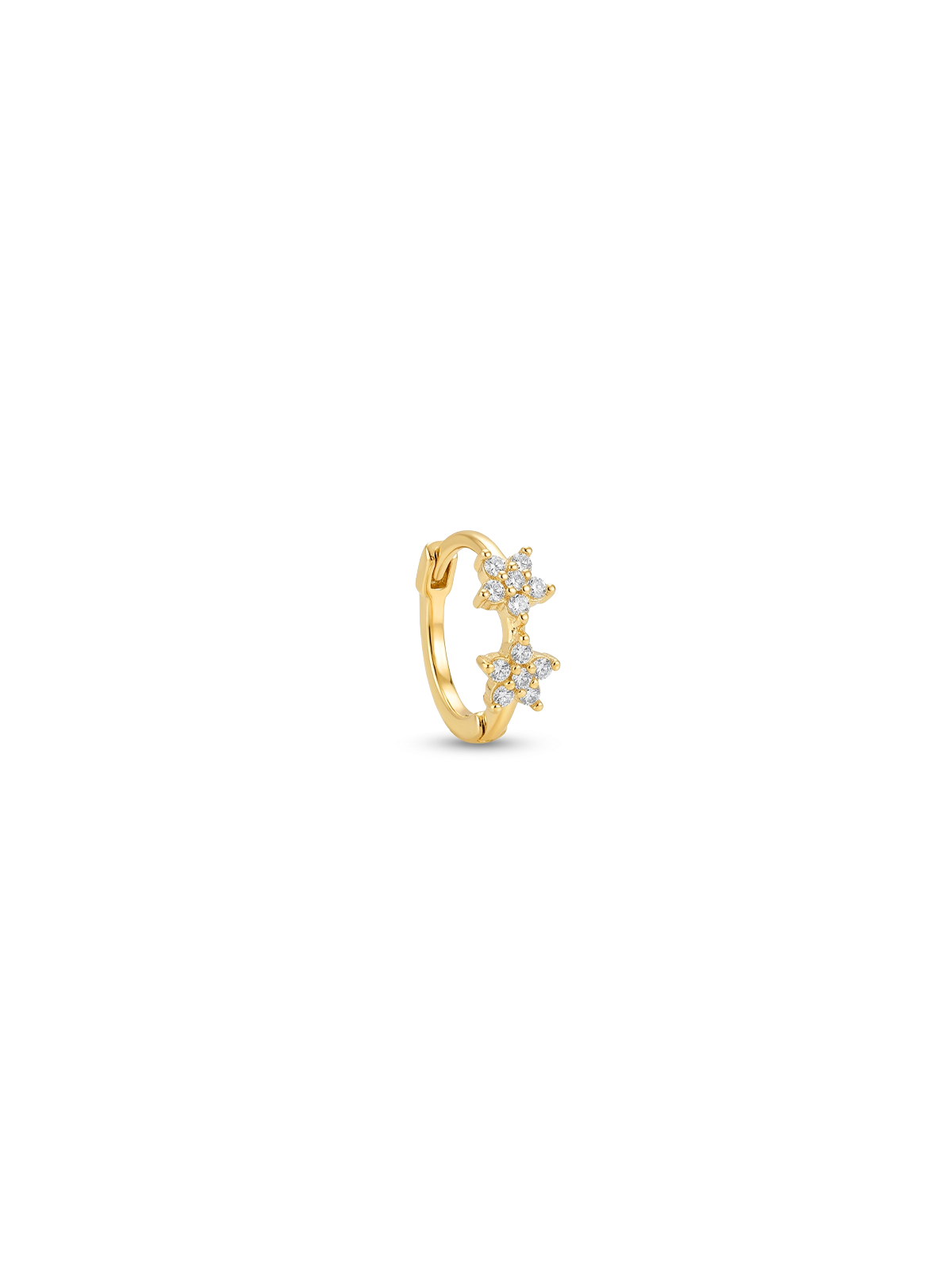Aura Twin Bloom Halka Piercing