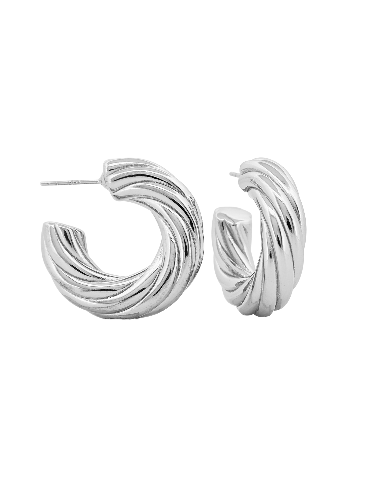 Balon Burgu Yarım Halka Küpe