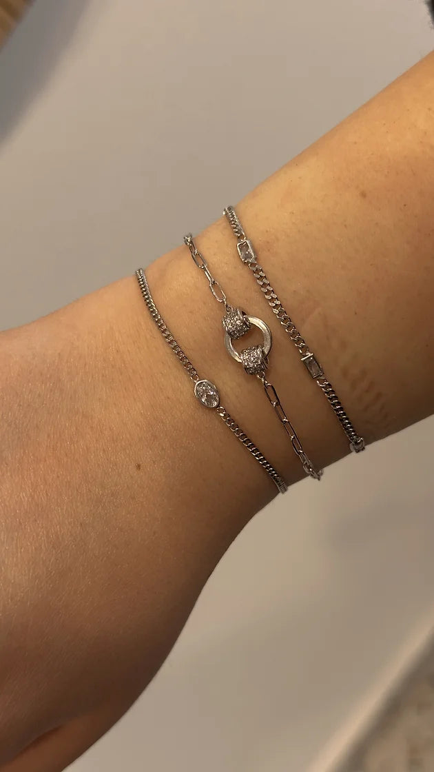 Oval Sıvama Gurmet Zincir Bileklik