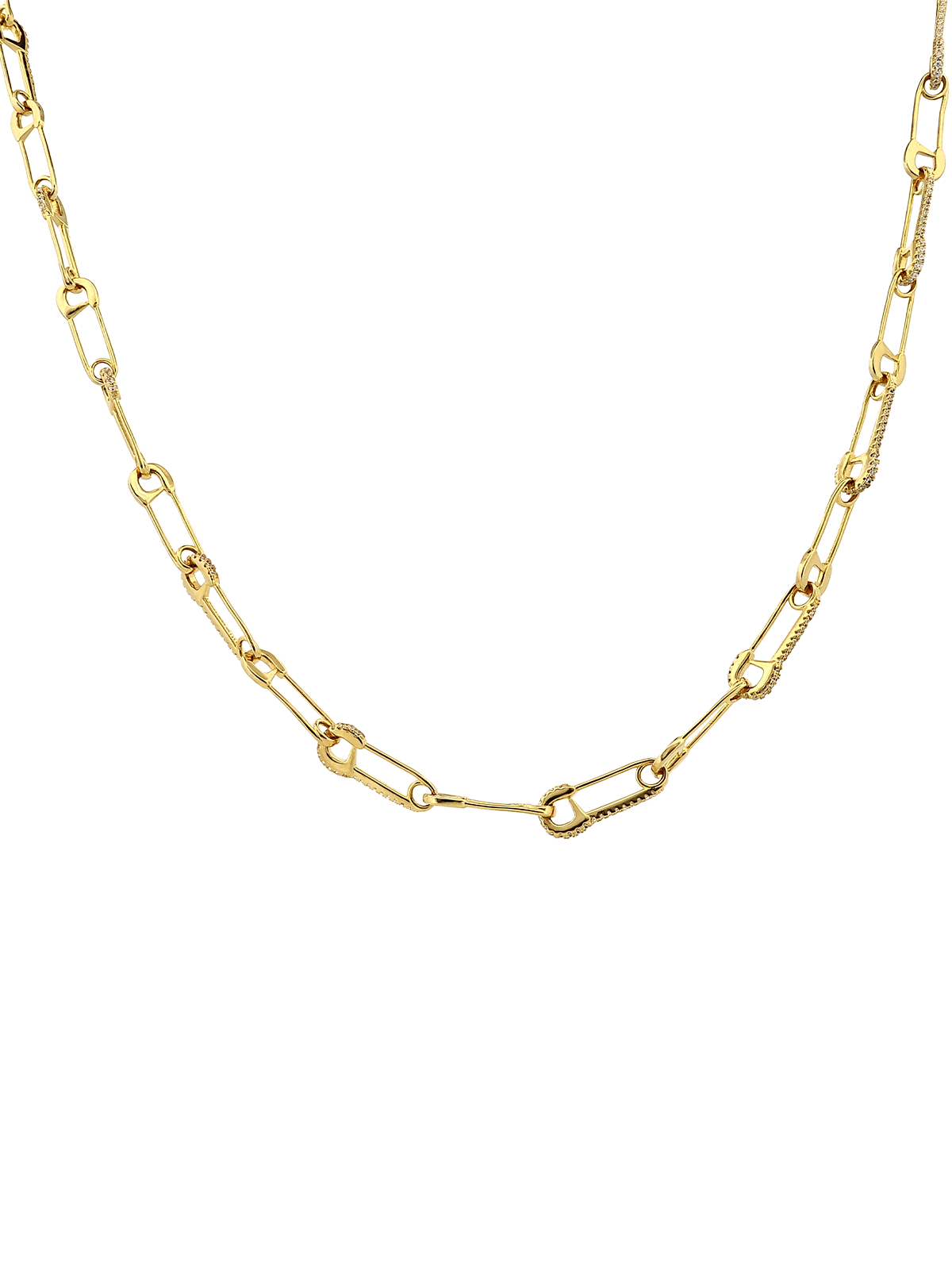 Çengel İğne Zincir Kolye