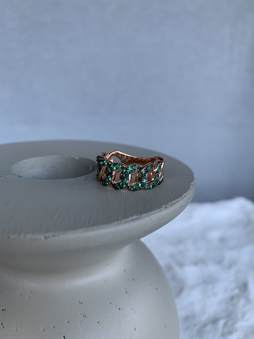 Colored Gourmet Chain Rings