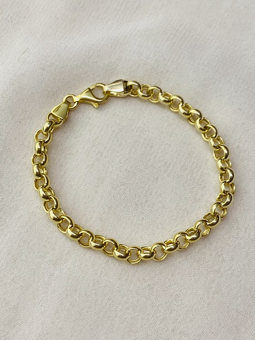 Dodge Chain Gold Bracelet