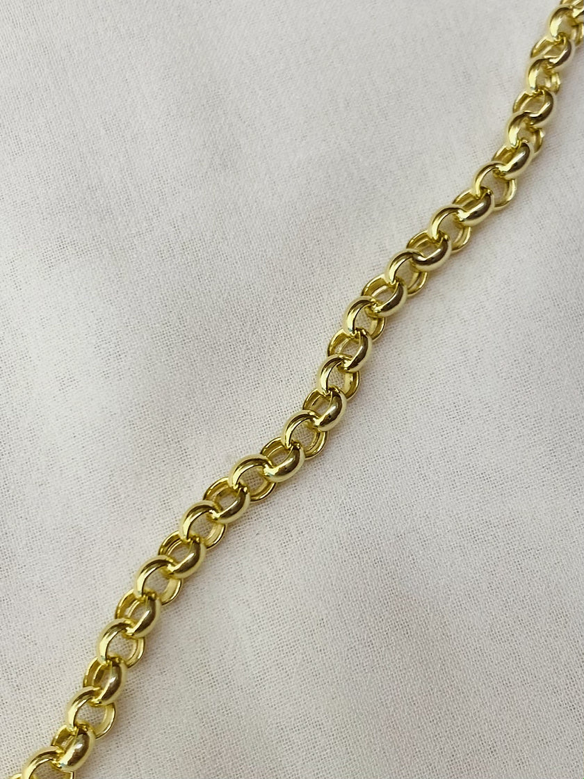 Dodge Chain Gold Bracelet