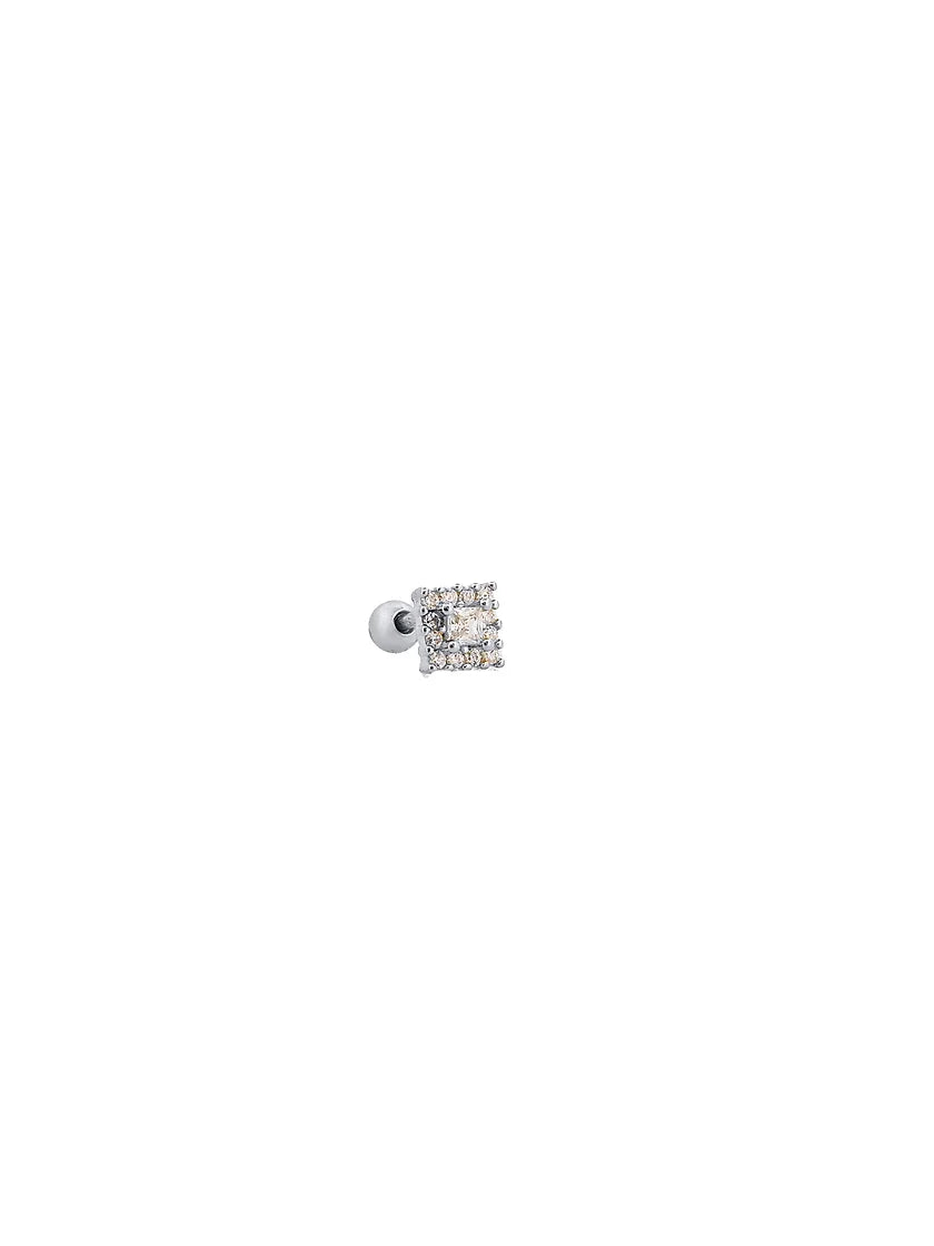 Etrafı Taşlı Kare Piercing