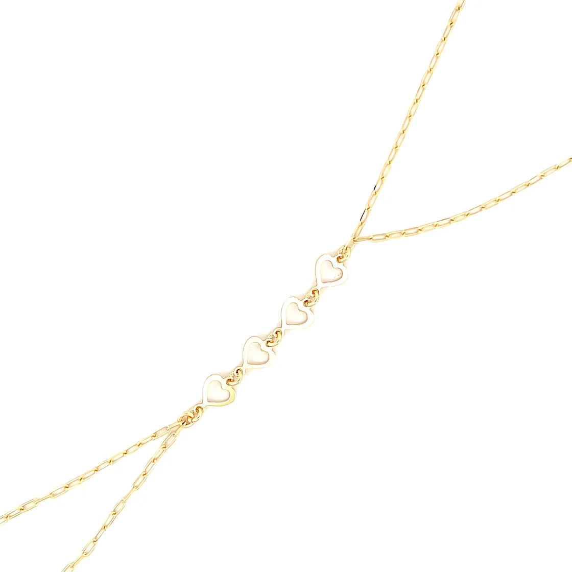 Hearts Gold Chain Şahmeran