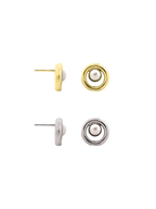 Yarım İncili Çember Küpe