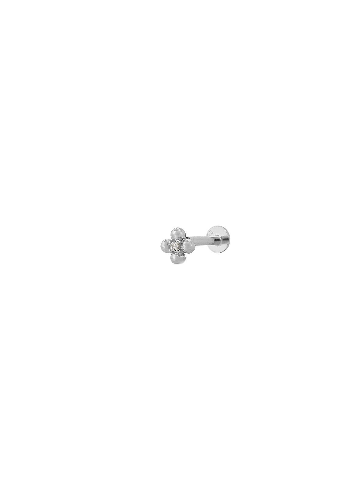 Orta Taşlı Dört Top Piercing