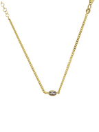 Oval Sıvama Gurmet Zincir Bileklik