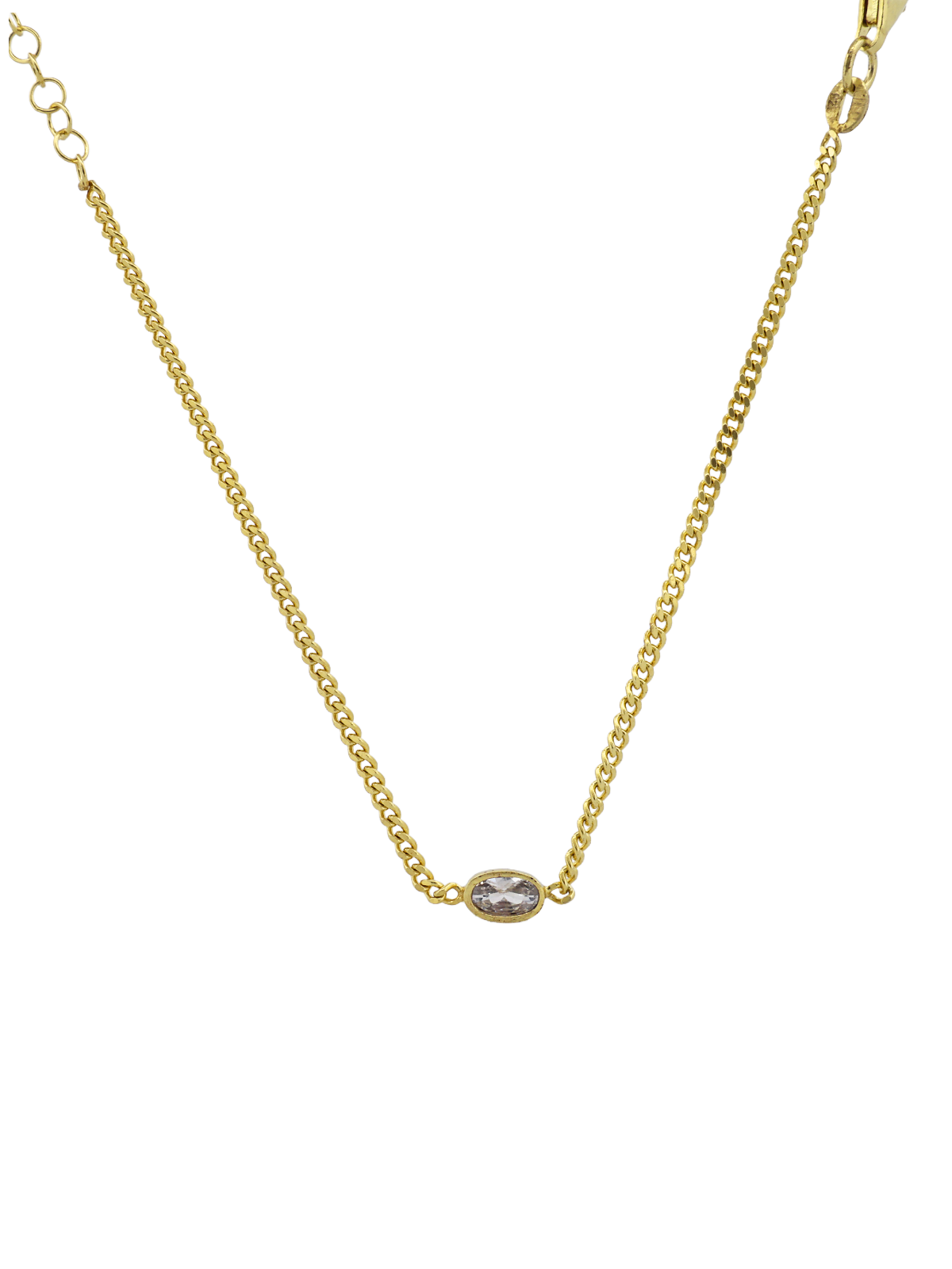 Oval Sıvama Gurmet Zincir Bileklik