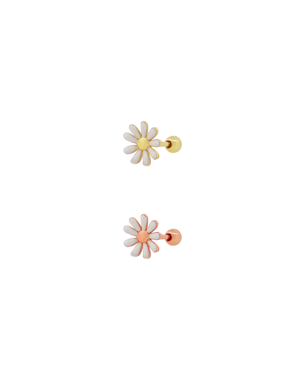 Beyaz Papatya Piercing
