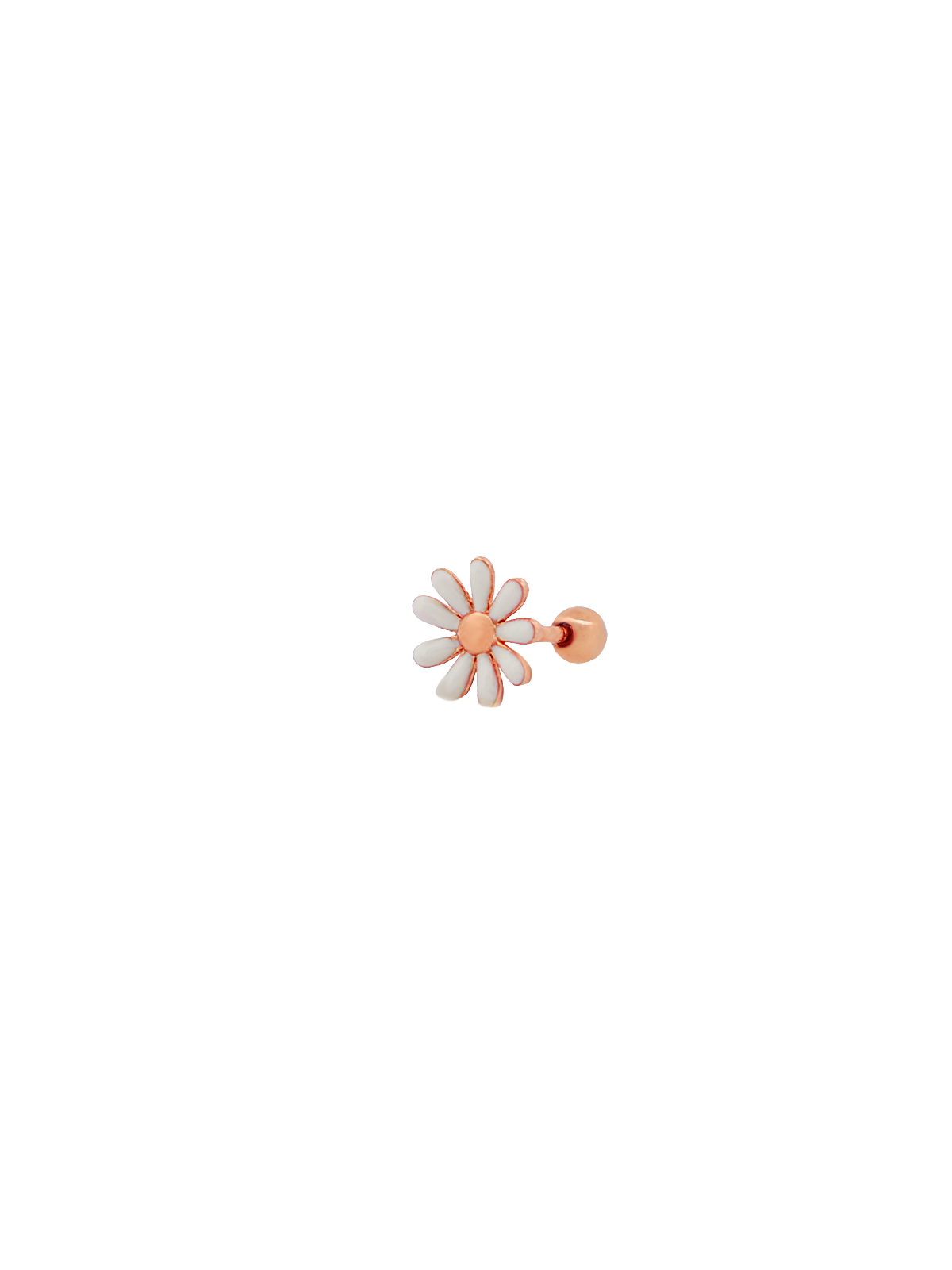 Beyaz Papatya Piercing