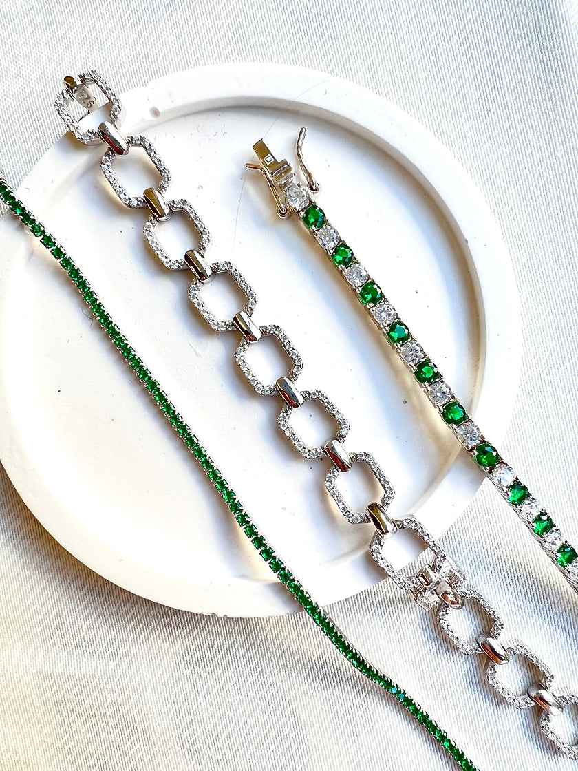 Taşlı Petek Bileklik