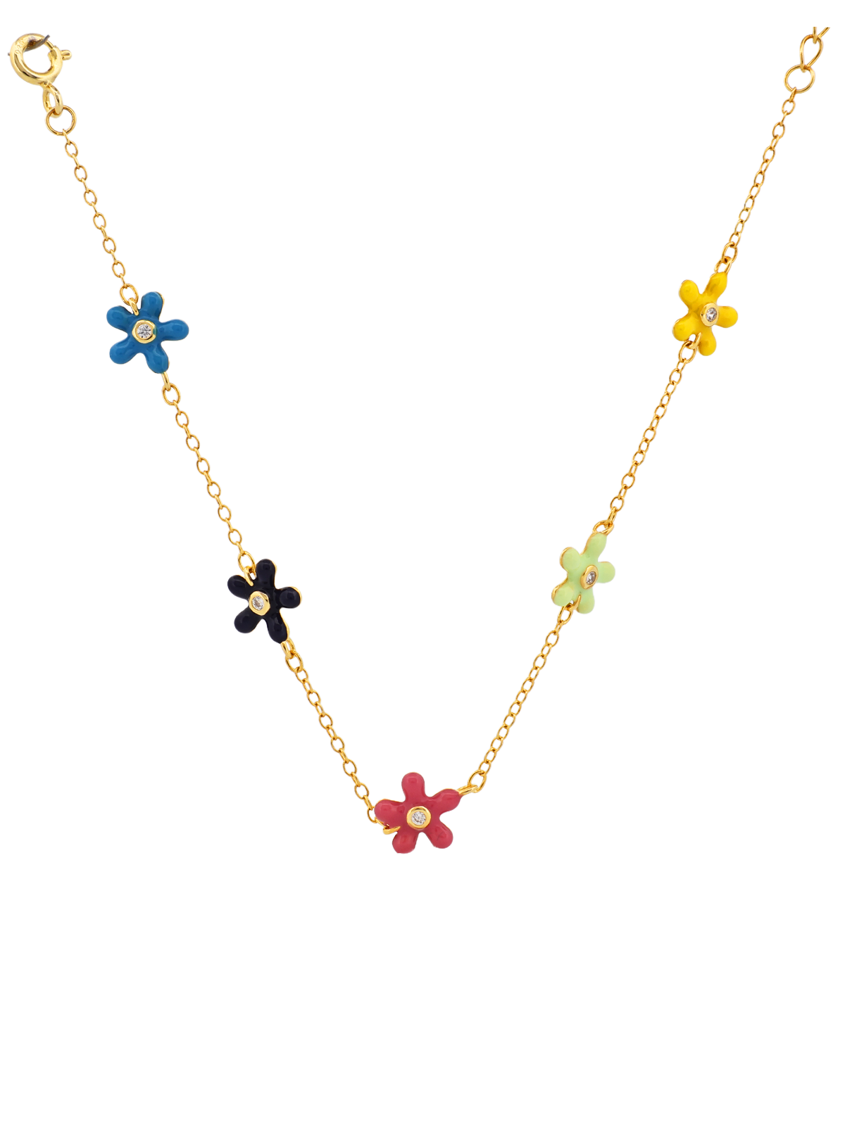 Renkli Papatya Bileklik