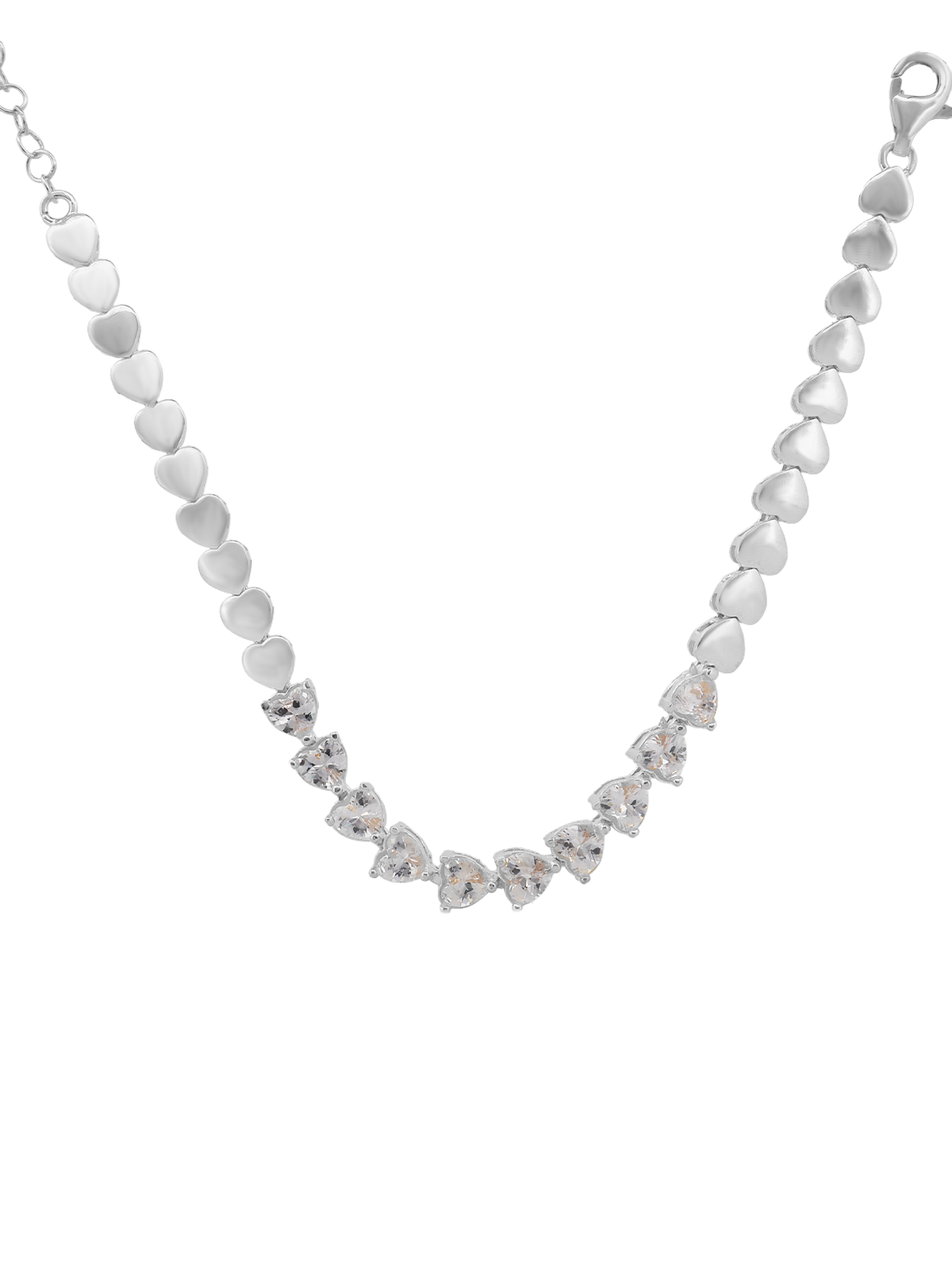 Orta Sıra Taşlı Kalp Bileklik