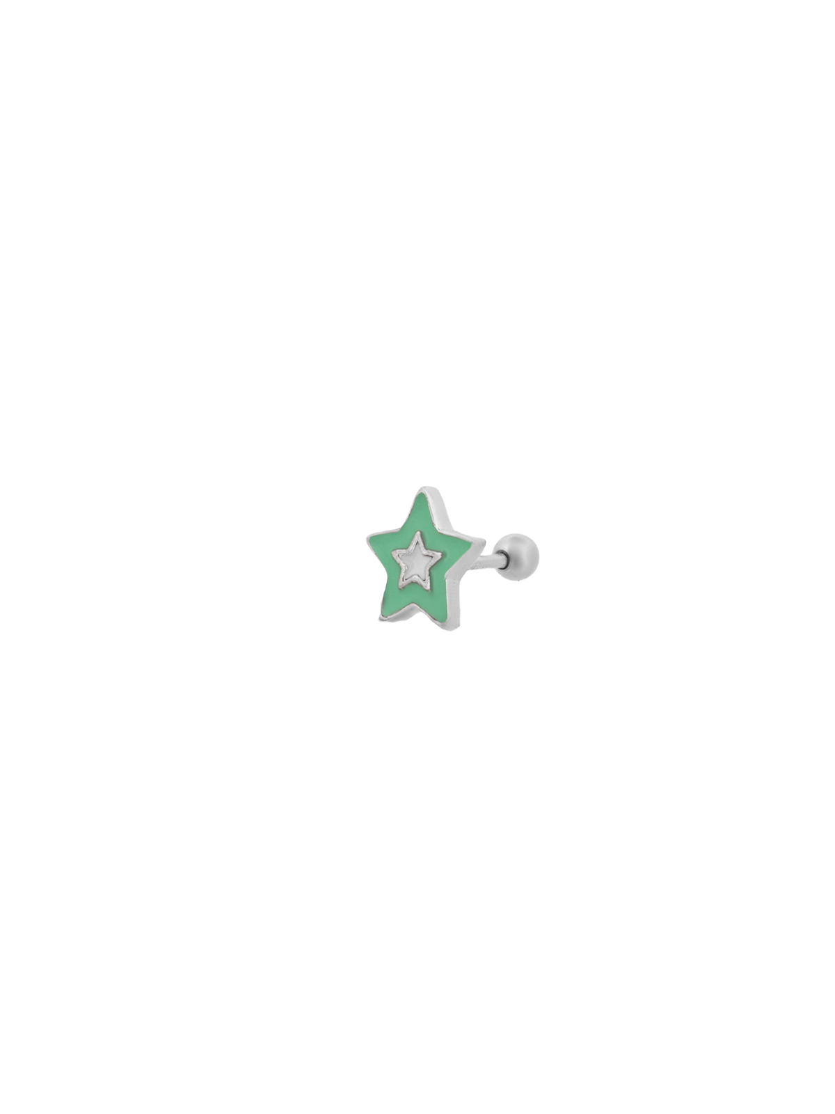 Renkli Yıldız Piercing
