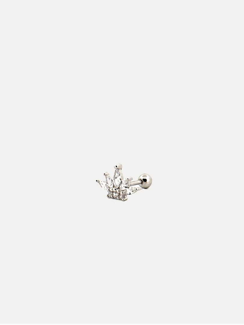 Sıra Taşlı Beş Markiz Taç Piercing