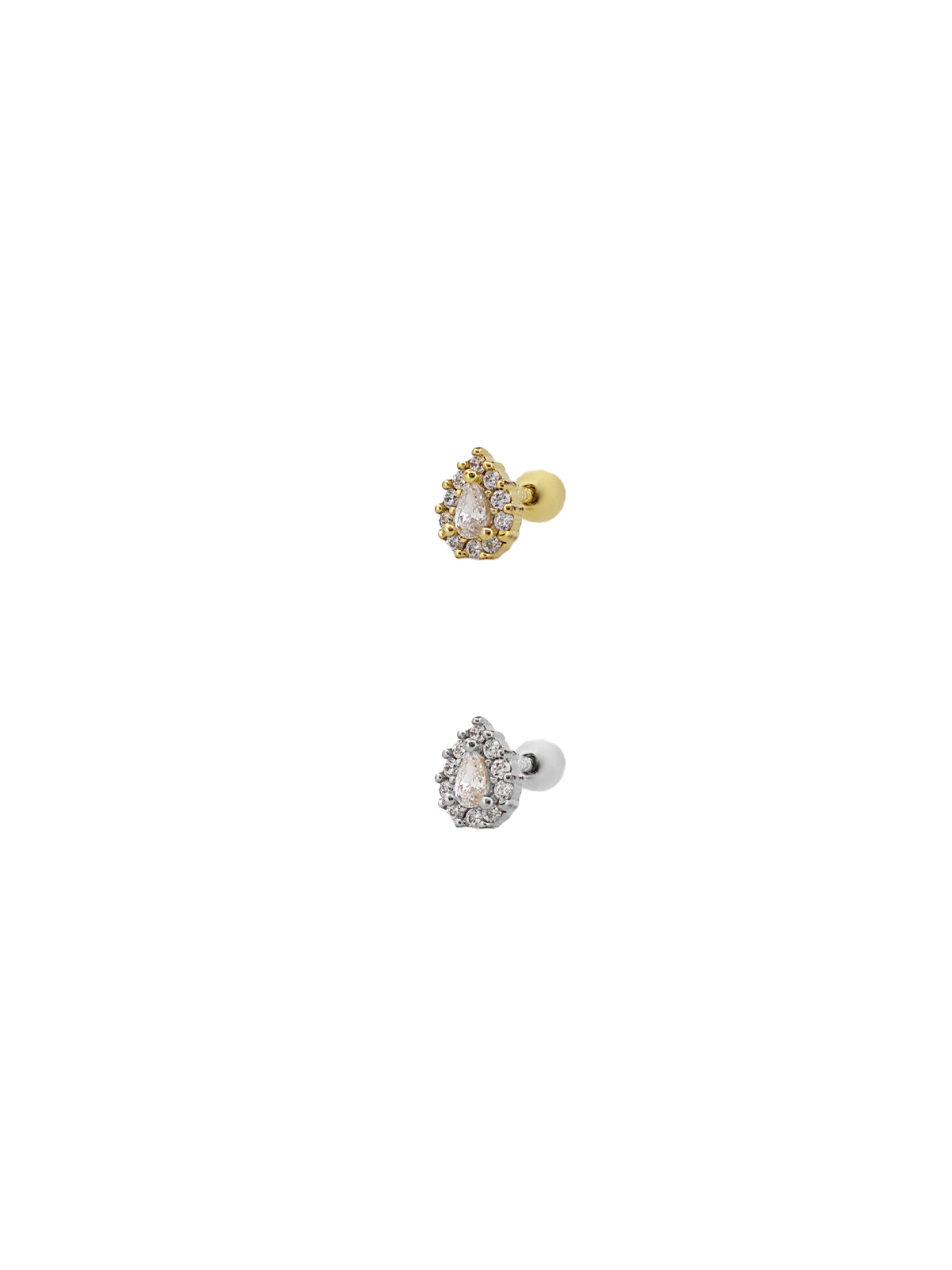 Taşlı Damla Piercing