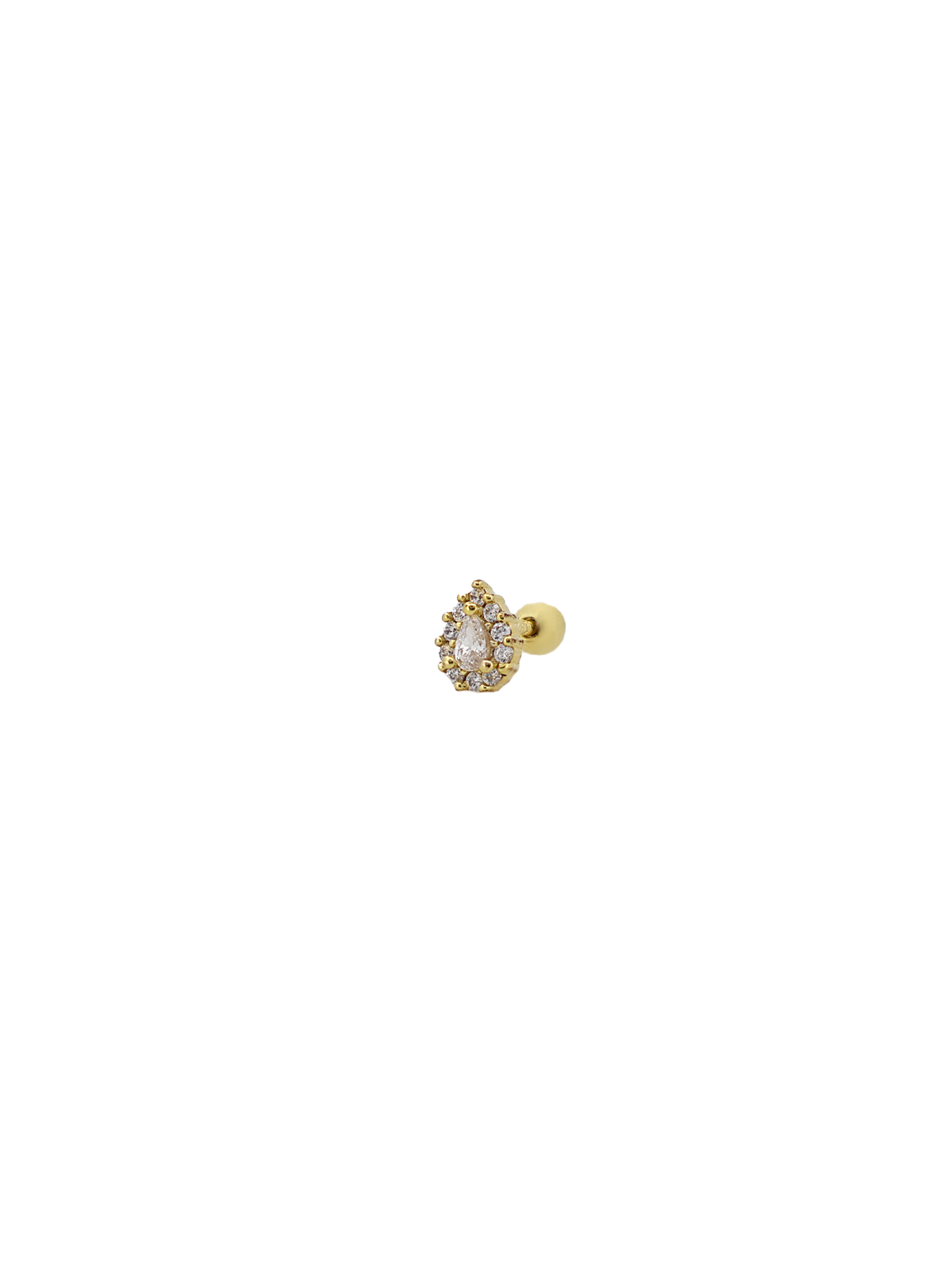Taşlı Damla Piercing