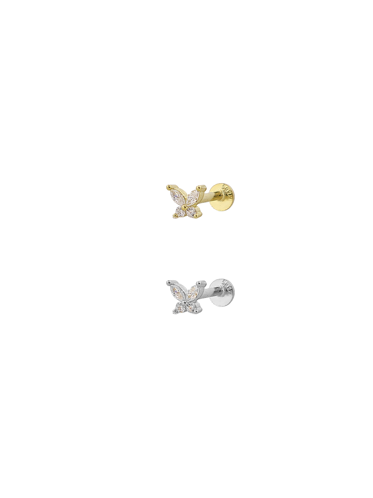 Taşlı Kelebek Piercing