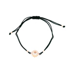 Tek Taş Göz İp Rose Bileklik