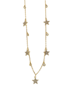 Tohum Taş Yıldız Sallantılı Kolye