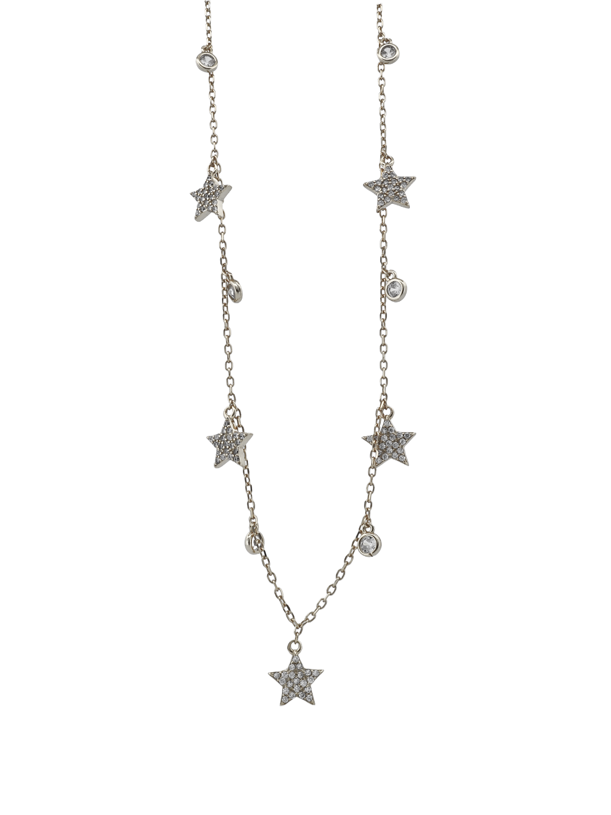 Tohum Taş Yıldız Sallantılı Kolye