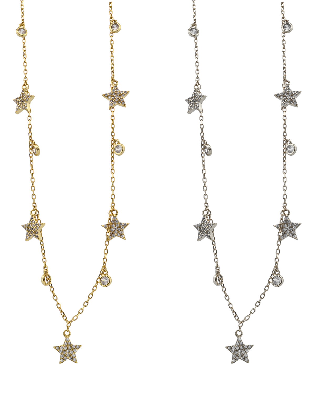 Tohum Taş Yıldız Sallantılı Kolye