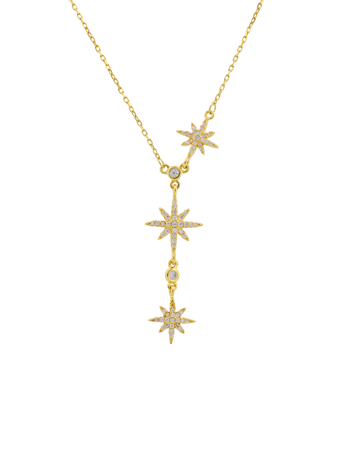 Üç Kutup Yıldızı Y Kolye