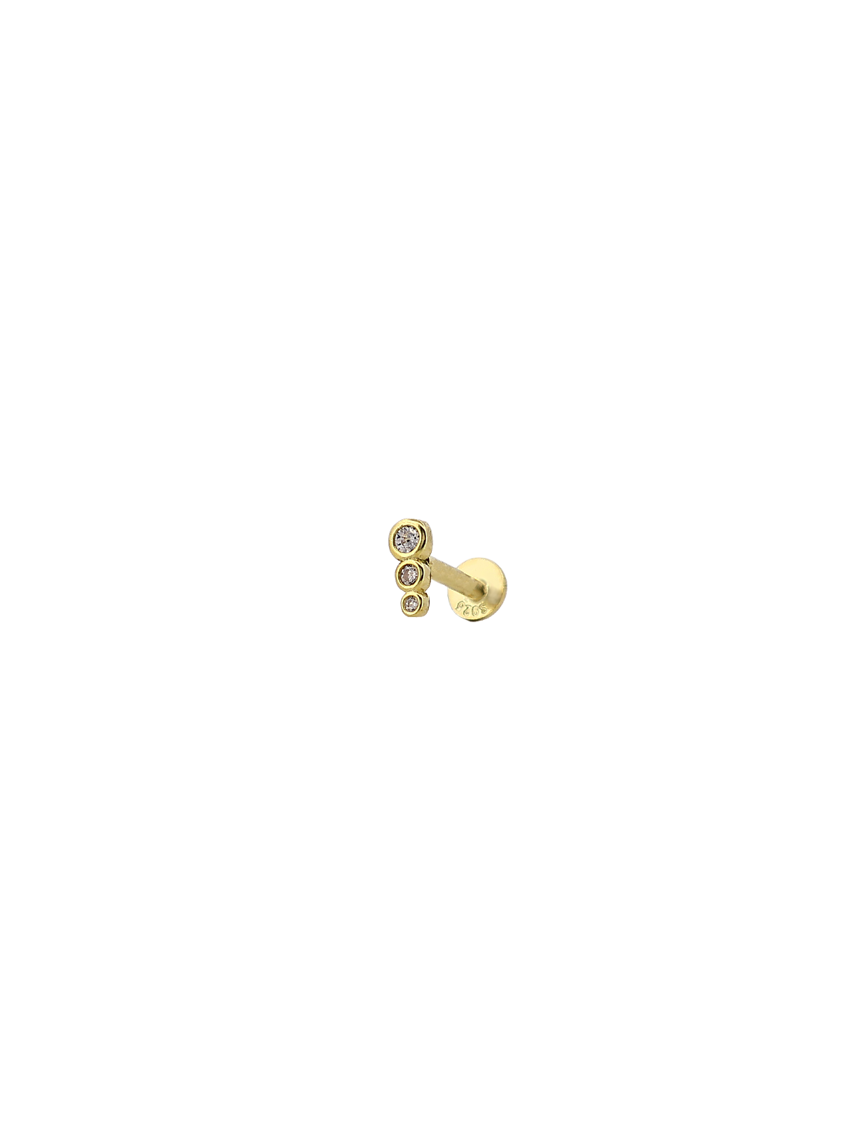 Sıvama Üç Süzme Taş Piercing