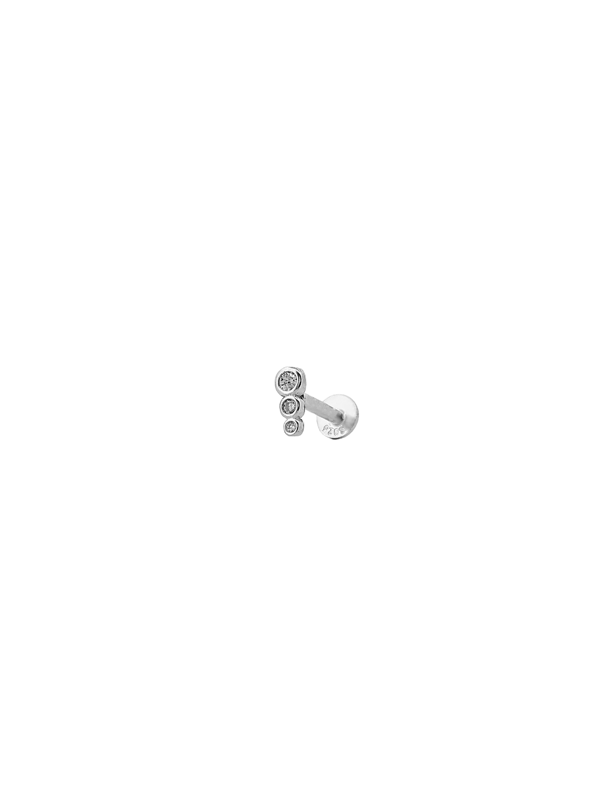 Sıvama Üç Süzme Taş Piercing