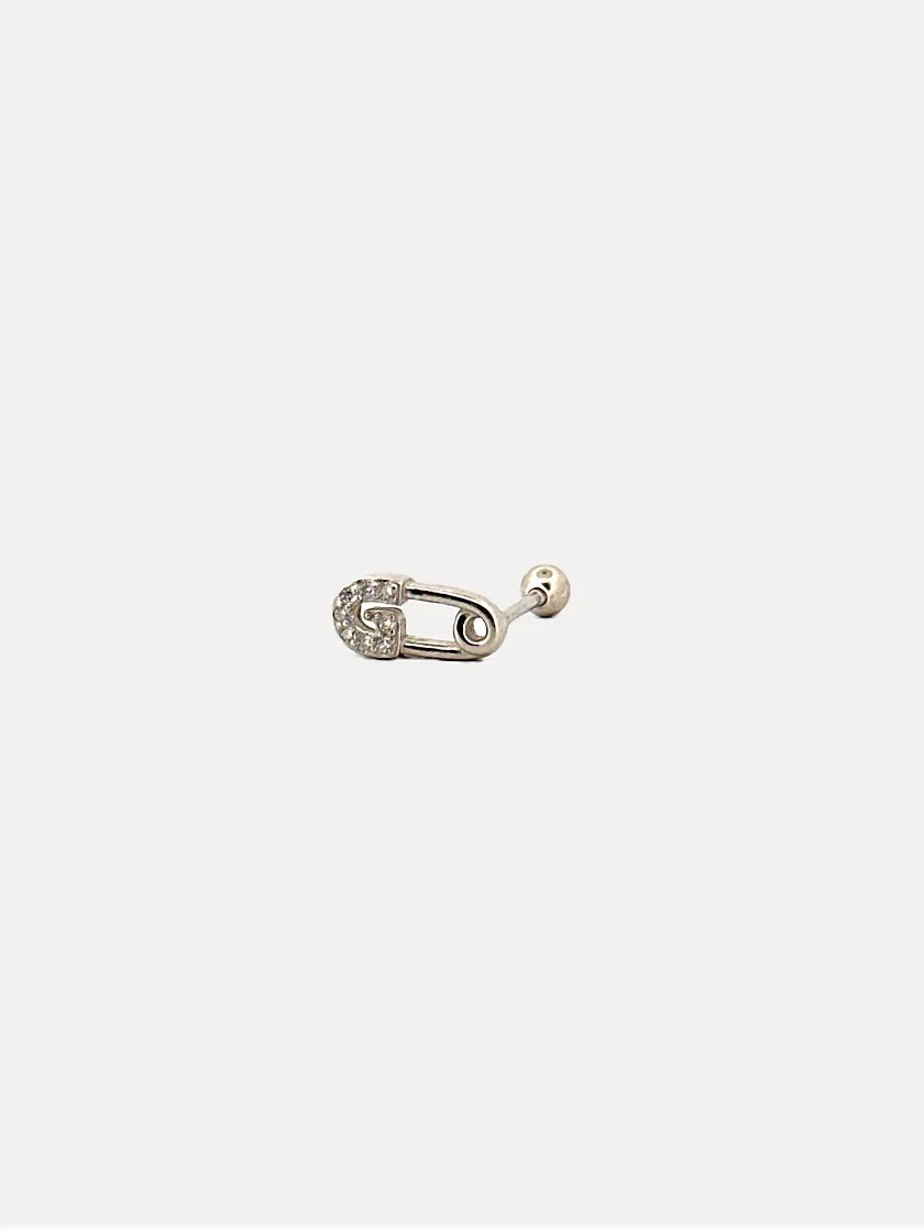 Yarı Taşlı Midi Çengelli İğne Piercing