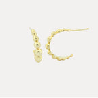 Yarım Topçuk C Form Halka Küpe